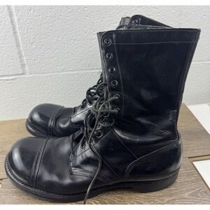 Corcoran Combat Para-Trooper Jump Boots Mens Size 13C Narrow Black Vtg 51123410